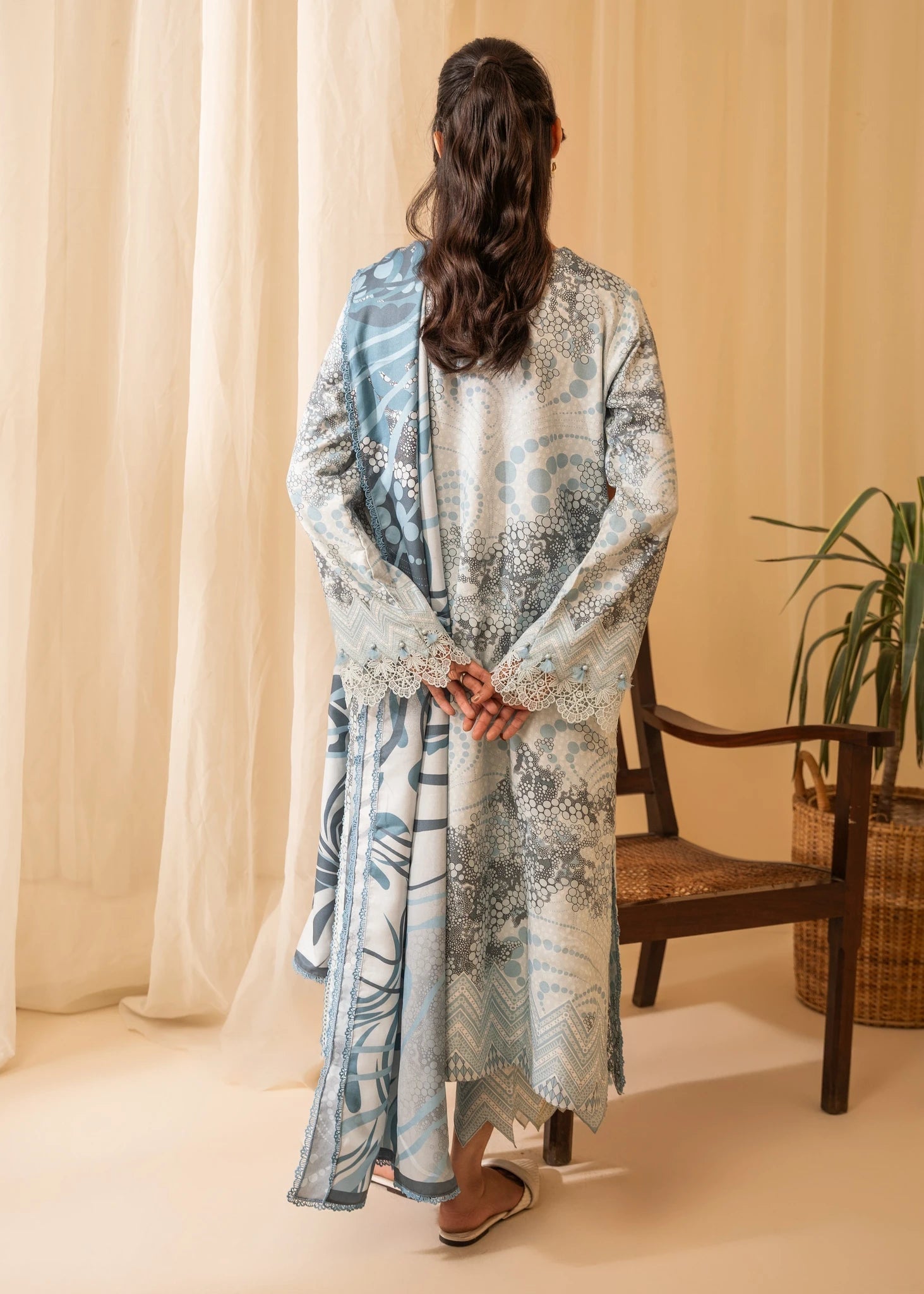 Nureh | Shades of Winter | ELINA (AZ-10) - by - Libasekhas UK - Registered Vendor of : Nureh - 100% Original Designer Dresss