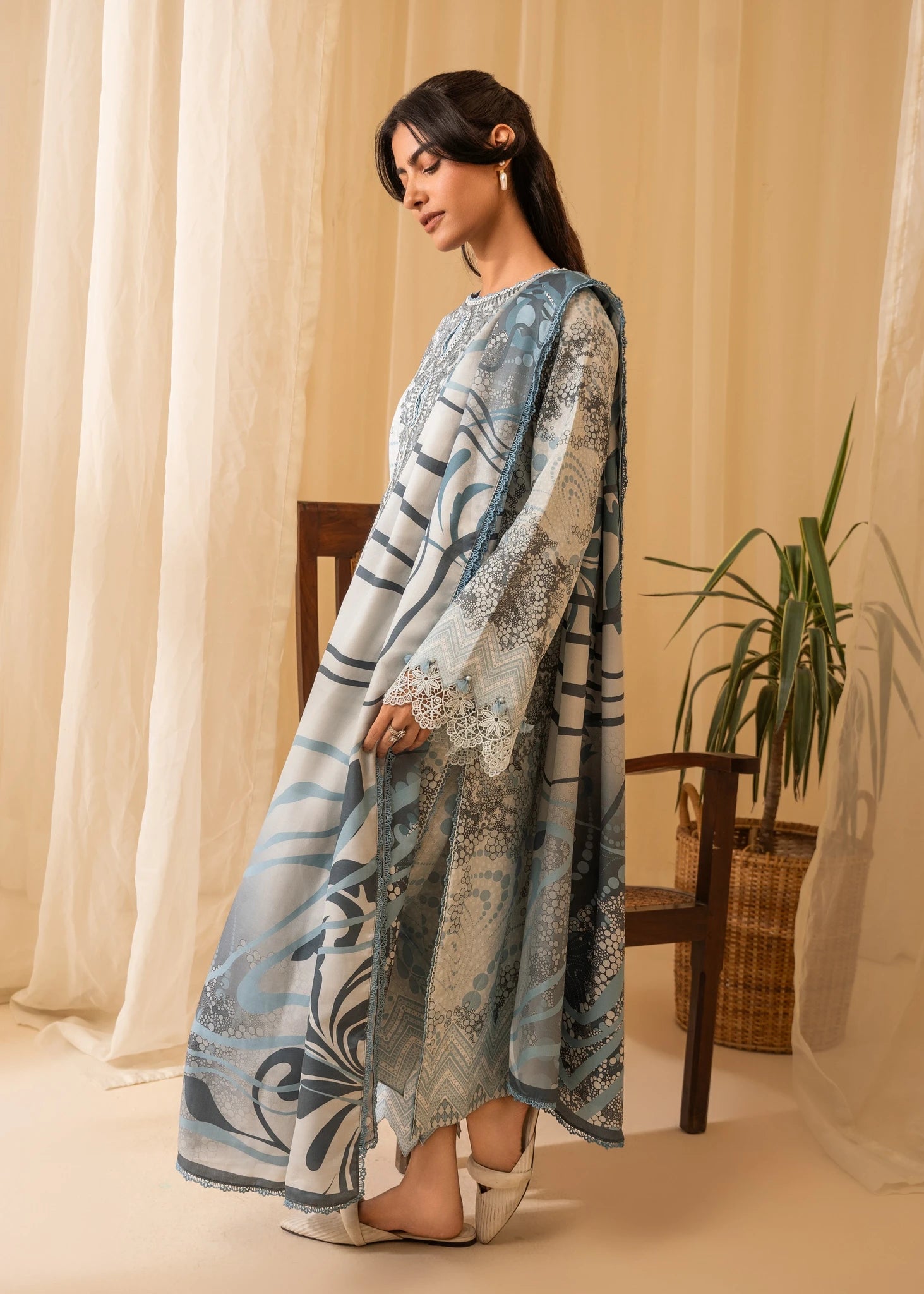 Nureh | Shades of Winter | ELINA (AZ-10) - by - Libasekhas UK - Registered Vendor of : Nureh - 100% Original Designer Dresss