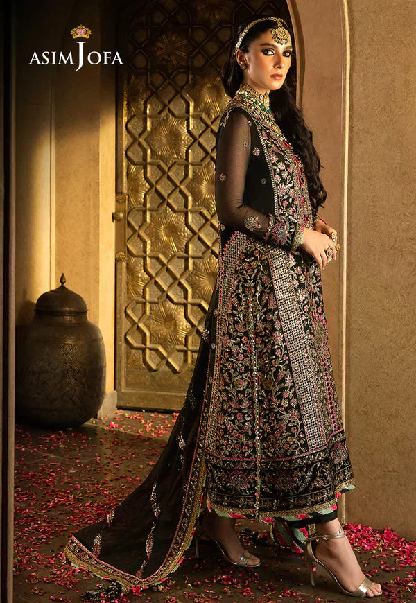 Asim Jofa | Velvet Festive 23 | AJVF-01 - by - Libasekhas UK - Registered Vendor of : Asim Jofa - 100% Original Designer Dresss