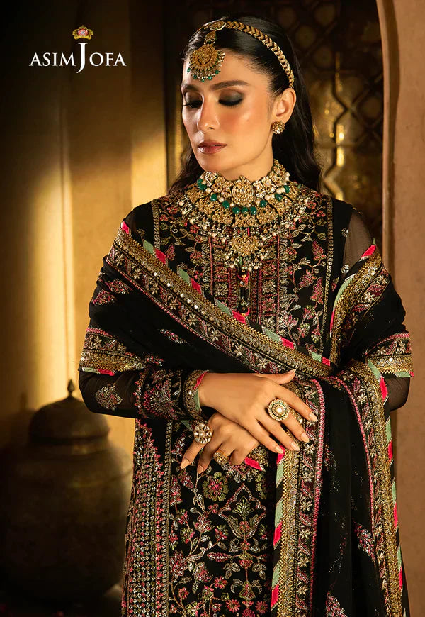 Asim Jofa | Velvet Festive 23 | AJVF-01 - by - Libasekhas UK - Registered Vendor of : Asim Jofa - 100% Original Designer Dresss