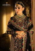 Asim Jofa | Velvet Festive 23 | AJVF-01 - by - Libasekhas UK - Registered Vendor of : Asim Jofa - 100% Original Designer Dresss