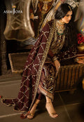 Asim Jofa | Velvet Festive 23 | AJVF-12 - by - Libasekhas UK - Registered Vendor of : Asim Jofa - 100% Original Designer Dresss