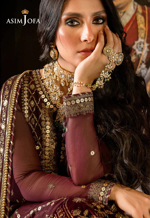 Asim Jofa | Velvet Festive 23 | AJVF-12 - by - Libasekhas UK - Registered Vendor of : Asim Jofa - 100% Original Designer Dresss