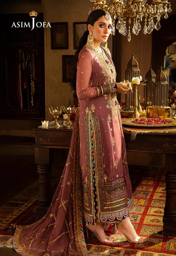 Asim Jofa | Velvet Festive 23 | AJVF-02 - by - Libasekhas UK - Registered Vendor of : Asim Jofa - 100% Original Designer Dresss