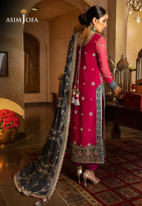 Asim Jofa | Velvet Festive 23 | AJVF-06 - by - Libasekhas UK - Registered Vendor of : Asim Jofa - 100% Original Designer Dresss