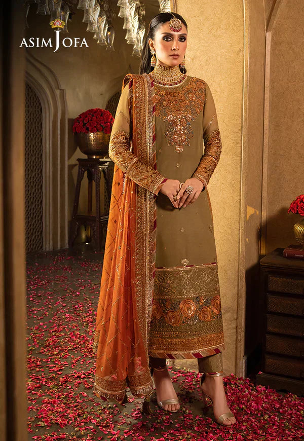 Asim Jofa | Velvet Festive 23 | AJVF-08 - by - Libasekhas UK - Registered Vendor of : Asim Jofa - 100% Original Designer Dresss