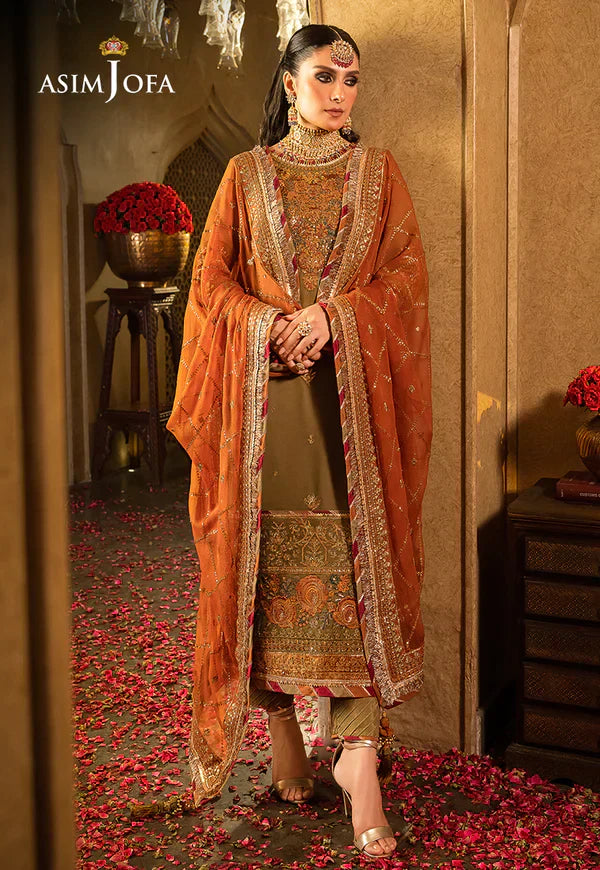 Asim Jofa | Velvet Festive 23 | AJVF-08 - by - Libasekhas UK - Registered Vendor of : Asim Jofa - 100% Original Designer Dresss