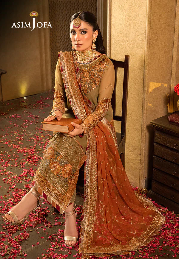 Asim Jofa | Velvet Festive 23 | AJVF-08 - by - Libasekhas UK - Registered Vendor of : Asim Jofa - 100% Original Designer Dresss