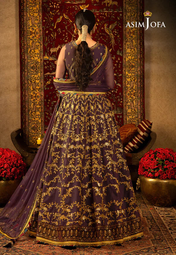 Asim Jofa | Velvet Festive 23 | AJVF-03 - by - Libasekhas UK - Registered Vendor of : Asim Jofa - 100% Original Designer Dresss