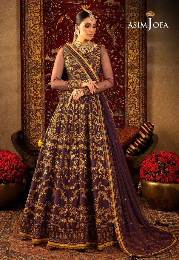 Asim Jofa | Velvet Festive 23 | AJVF-03 - by - Libasekhas UK - Registered Vendor of : Asim Jofa - 100% Original Designer Dresss