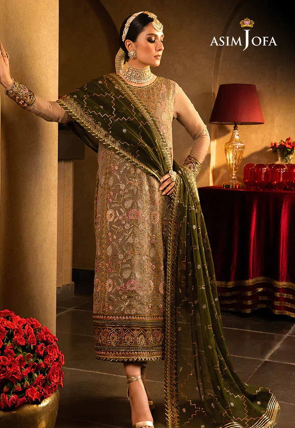 Asim Jofa | Velvet Festive 23 | AJVF-05 - by - Libasekhas UK - Registered Vendor of : Asim Jofa - 100% Original Designer Dresss