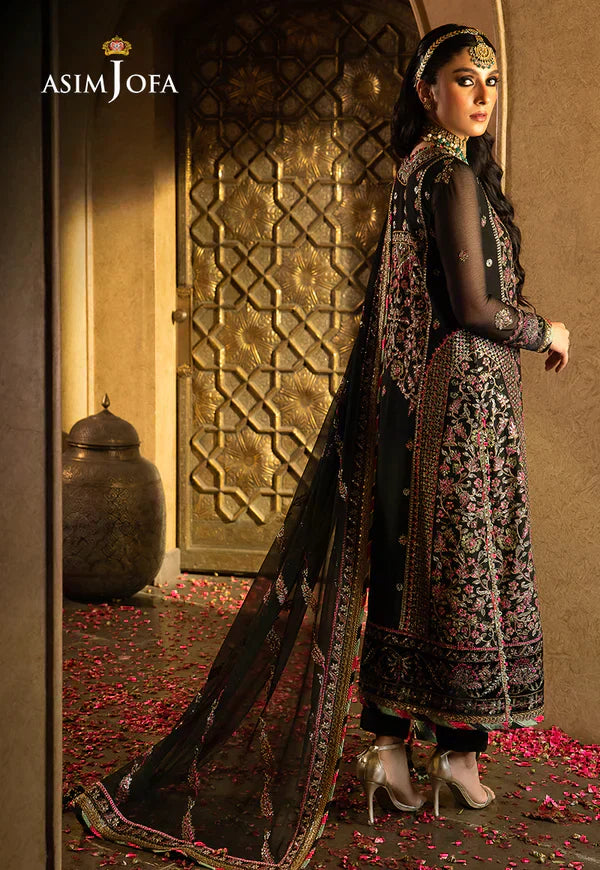 Asim Jofa | Velvet Festive 23 | AJVF-01 - by - Libasekhas UK - Registered Vendor of : Asim Jofa - 100% Original Designer Dresss