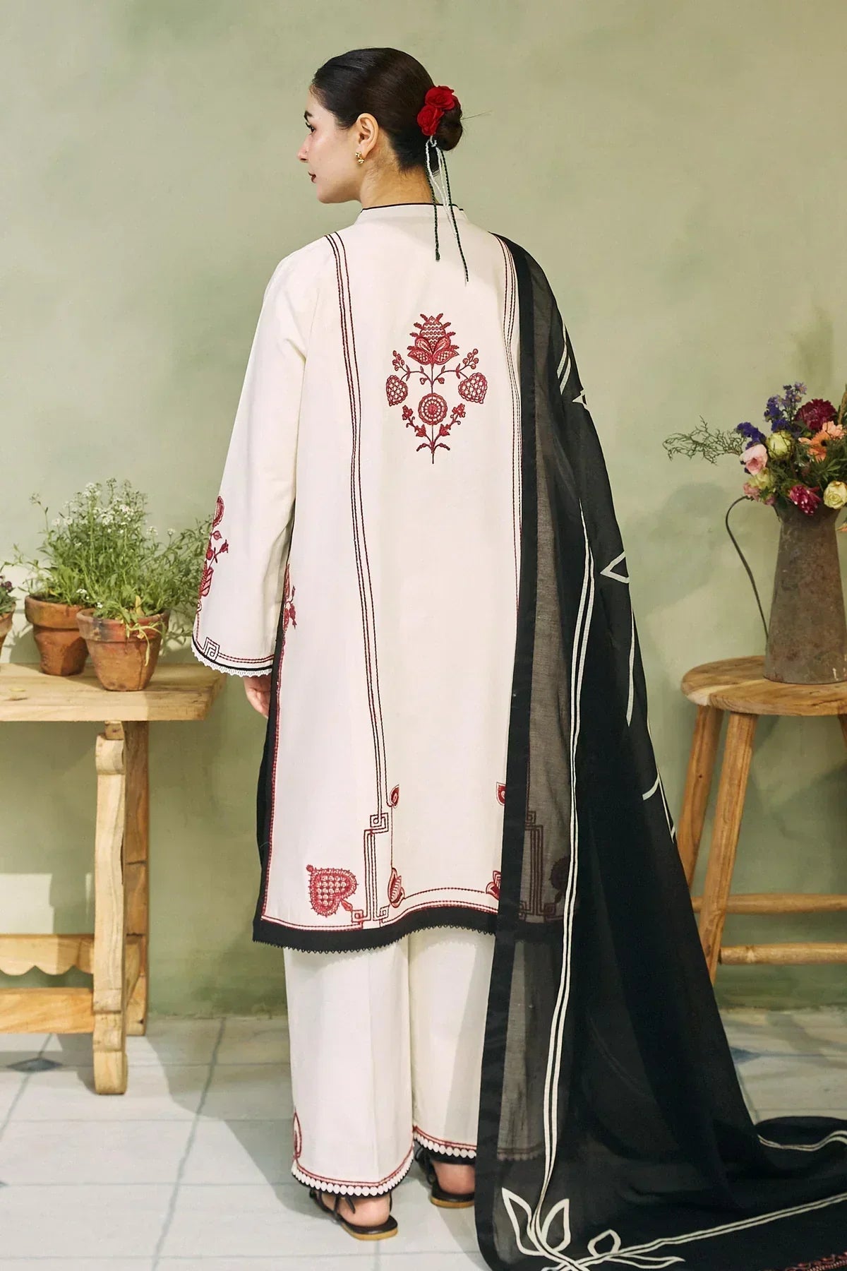 Zara Shahjahan | Coco Lawn 24 | GUL MOHAR-3A - by - Libasekhas UK - Registered Vendor of : Zara Shahjahan - 100% Original Designer Dresss