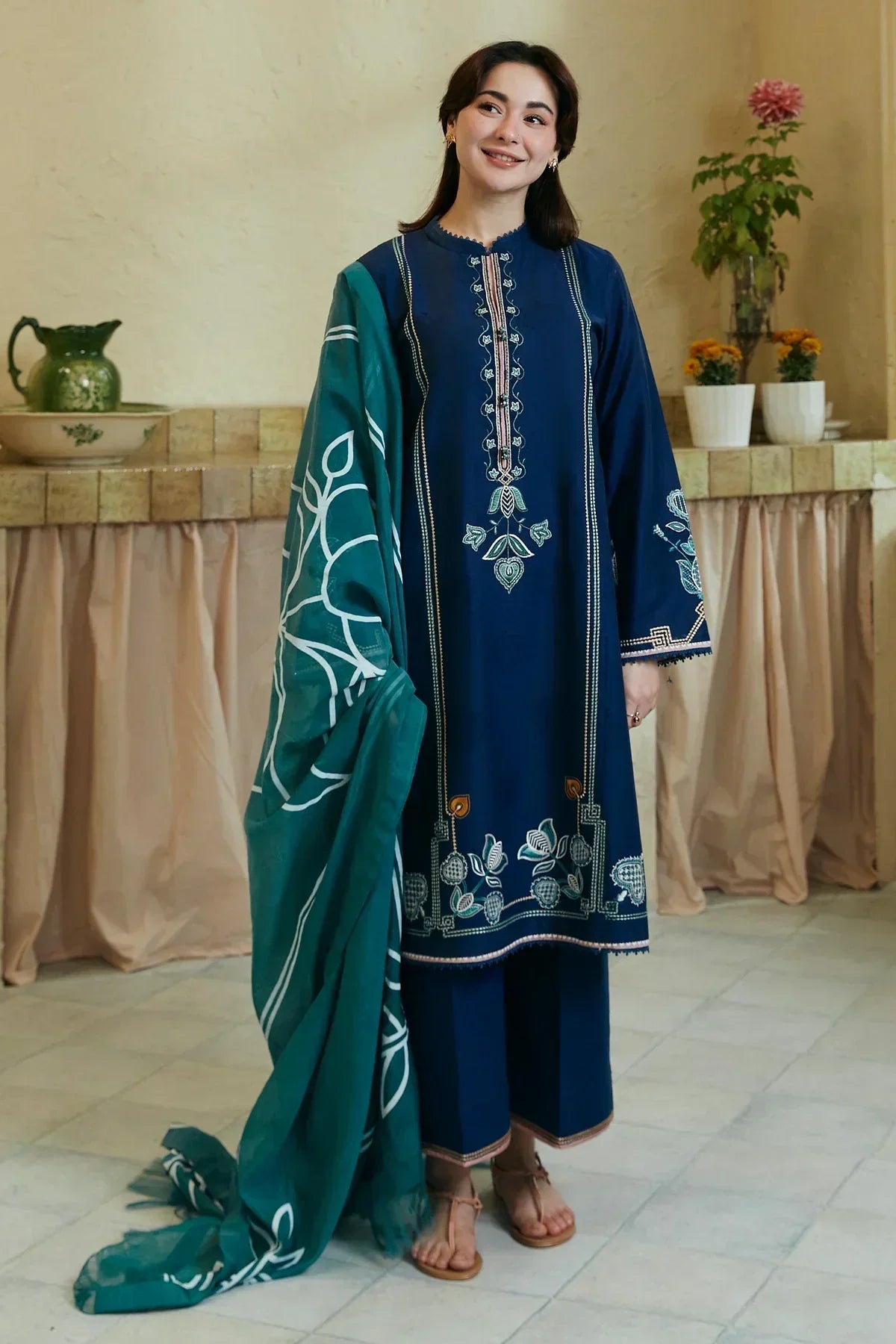 Zara Shahjahan | Coco Lawn 24 | GUL MOHAR-3B - by - Libasekhas UK - Registered Vendor of : Zara Shahjahan - 100% Original Designer Dresss