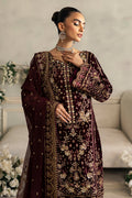 Gulaal | Celeste Velvet 24 | Ember - by - Libasekhas UK - Registered Vendor of : Gulaal - 100% Original Designer Dresss