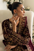 Gulaal | Celeste Velvet 24 | Ember - by - Libasekhas UK - Registered Vendor of : Gulaal - 100% Original Designer Dresss
