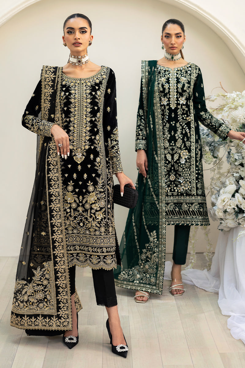 Gulaal | Celeste Velvet 24 | Eden - by - Libasekhas UK - Registered Vendor of : Gulaal - 100% Original Designer Dresss