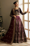 Gulaal | Celeste Velvet 24 | Carmine - by - Libasekhas UK - Registered Vendor of : Gulaal - 100% Original Designer Dresss