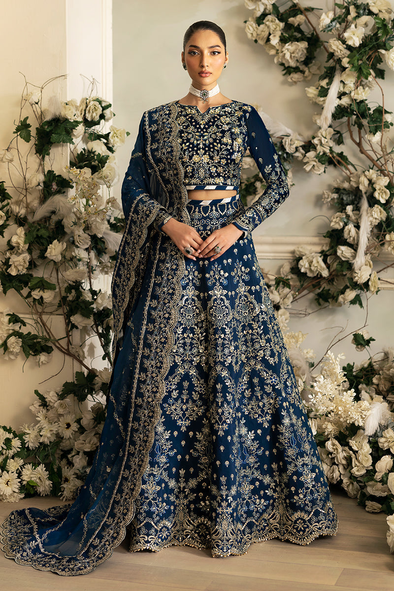 Gulaal | Celeste Velvet 24 | Haze - by - Libasekhas UK - Registered Vendor of : Gulaal - 100% Original Designer Dresss
