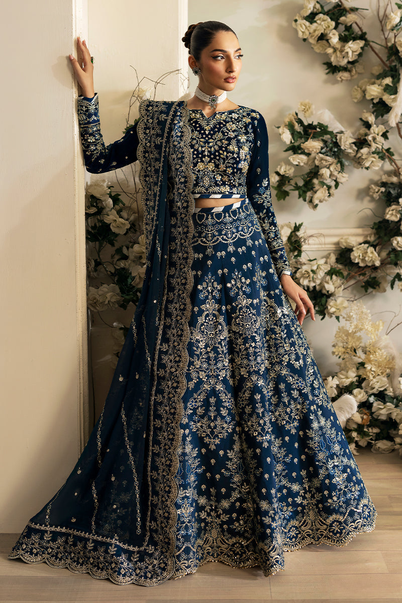 Gulaal | Celeste Velvet 24 | Haze - by - Libasekhas UK - Registered Vendor of : Gulaal - 100% Original Designer Dresss