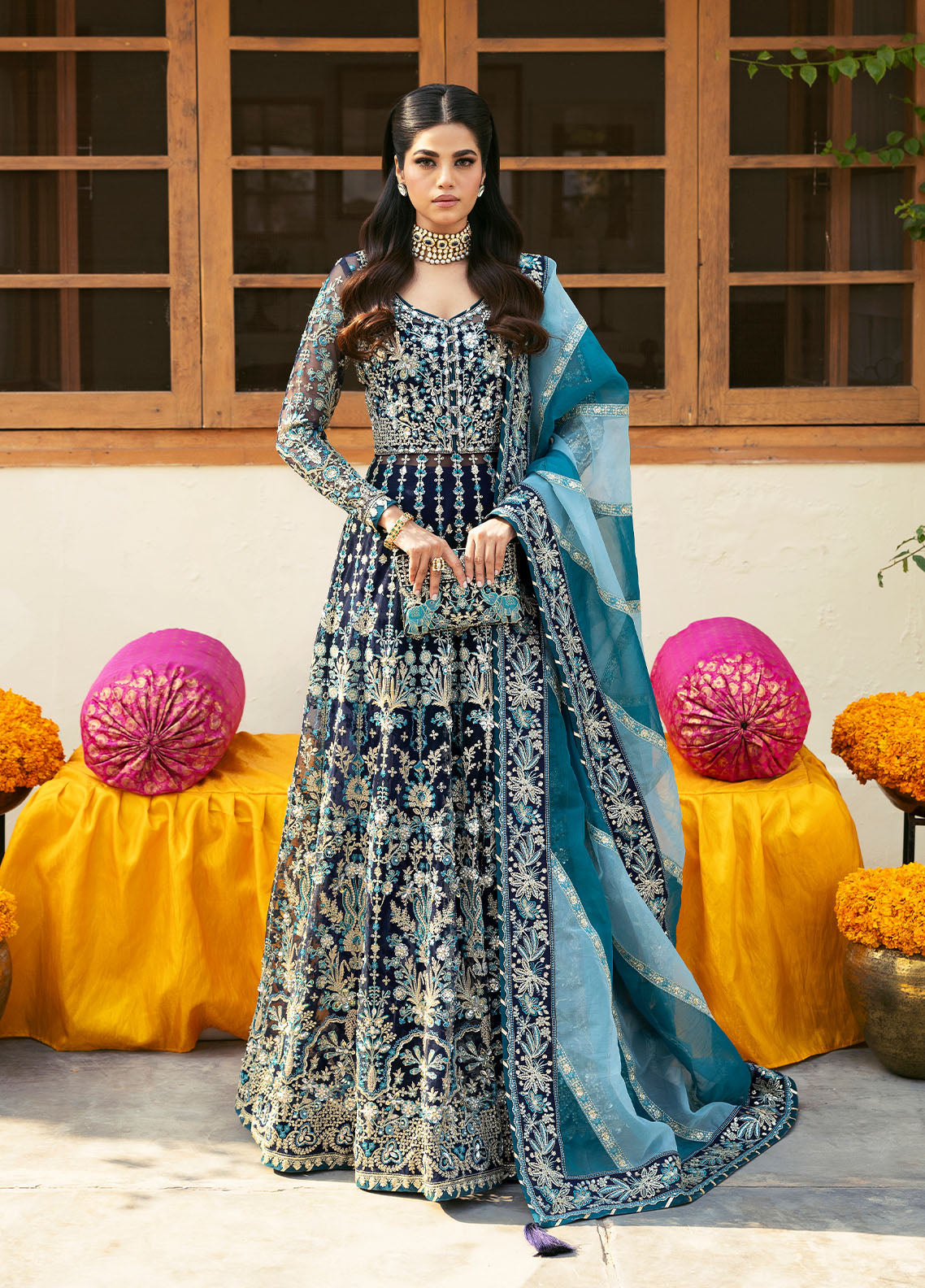 Gulaal |  Chaandni Wedding Formals | Meena - by - Libasekhas UK - Registered Vendor of : Gulaal - 100% Original Designer Dresss