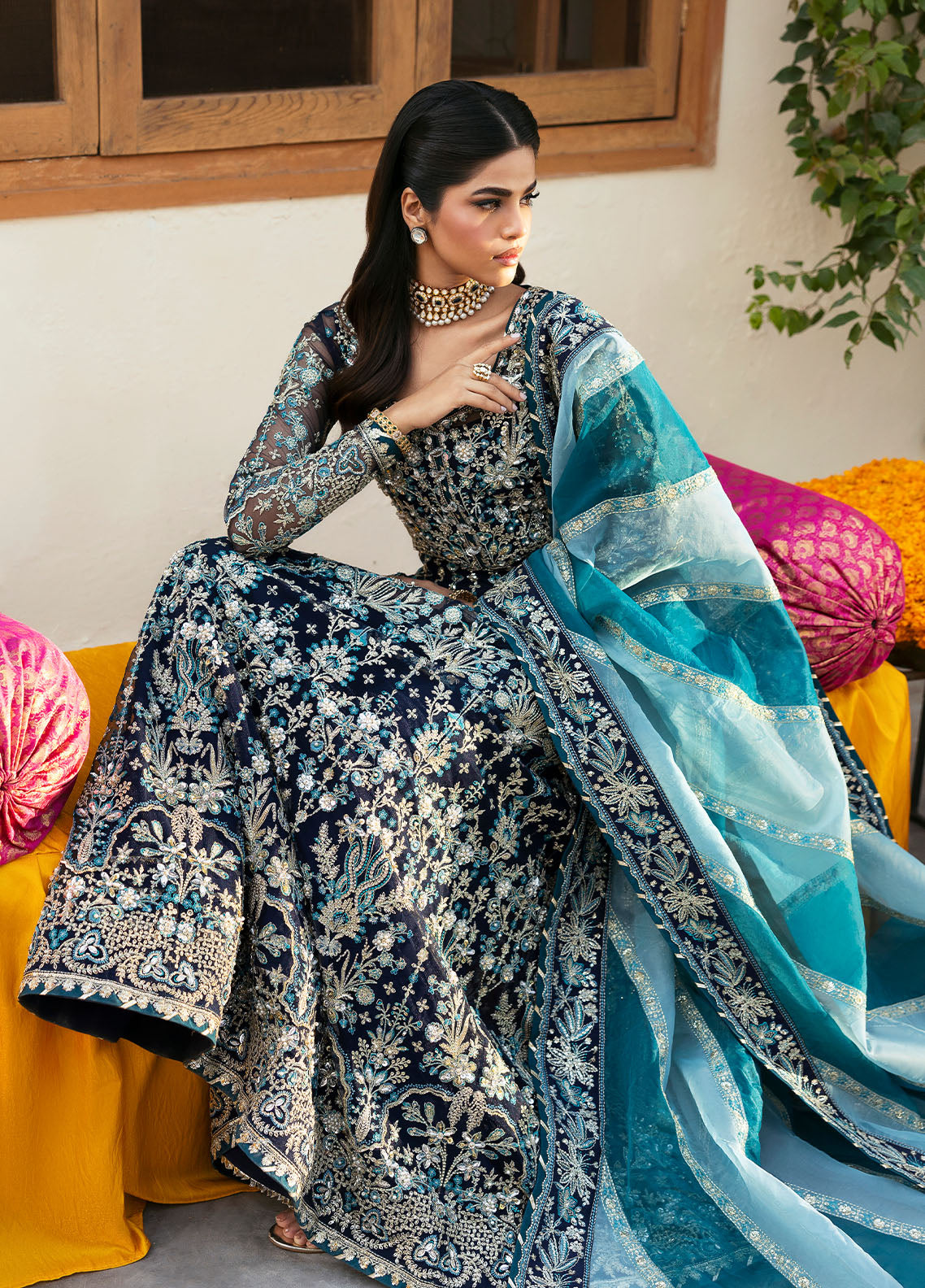Gulaal |  Chaandni Wedding Formals | Meena - by - Libasekhas UK - Registered Vendor of : Gulaal - 100% Original Designer Dresss