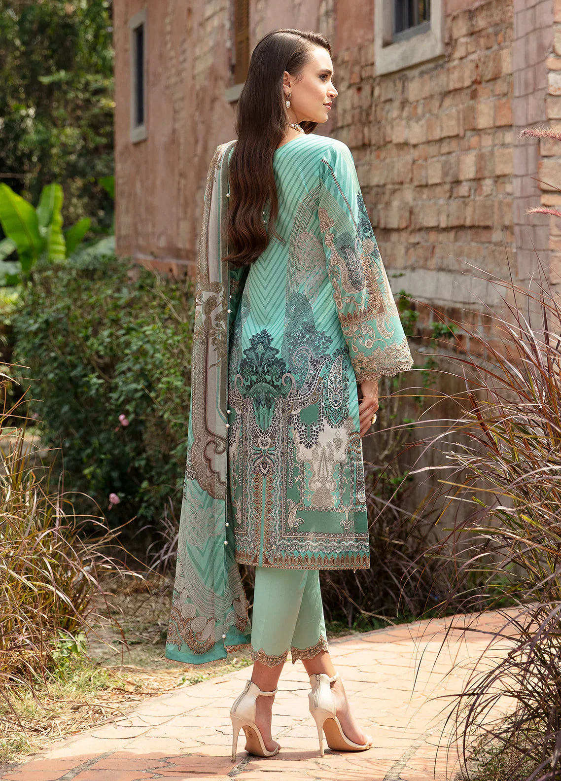 Gulaal | Springtime Ballet | CELINE (GL-L-24V1-06) - by - Libasekhas UK - Registered Vendor of : Gulaal - 100% Original Designer Dresss