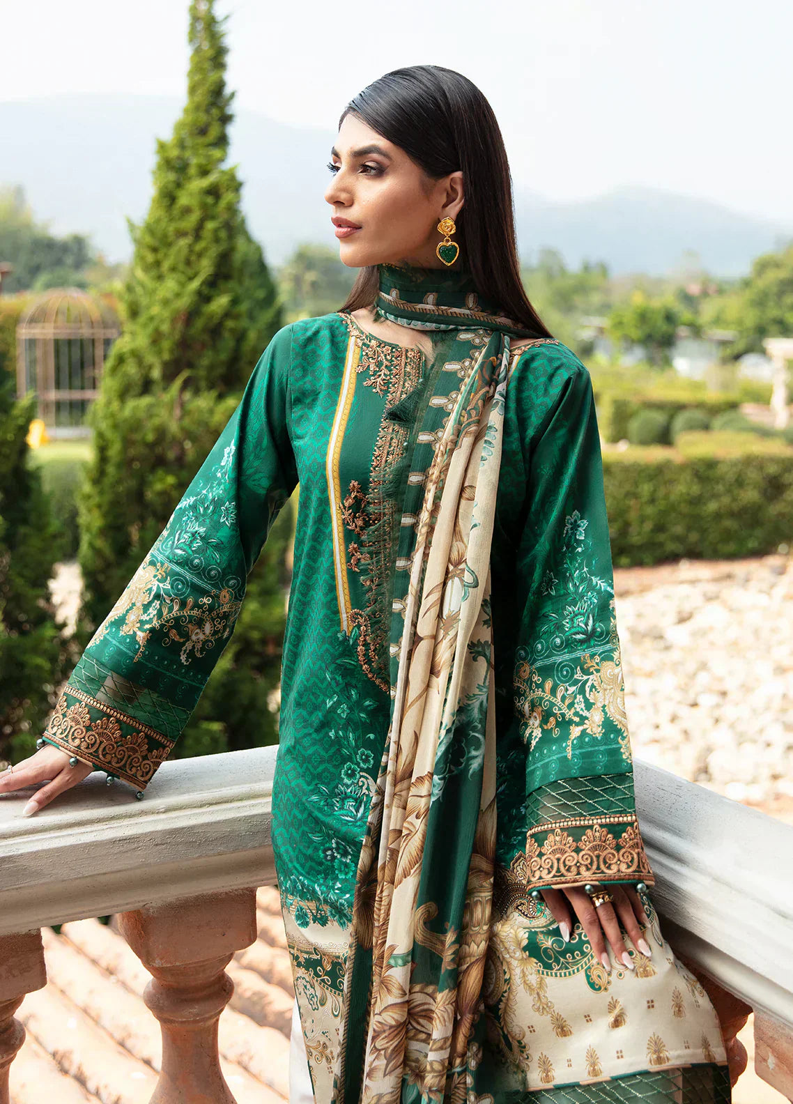 Gulaal | Springtime Ballet | AYSE (GL-L-24V1-01) - by - Libasekhas UK - Registered Vendor of : Gulaal - 100% Original Designer Dresss