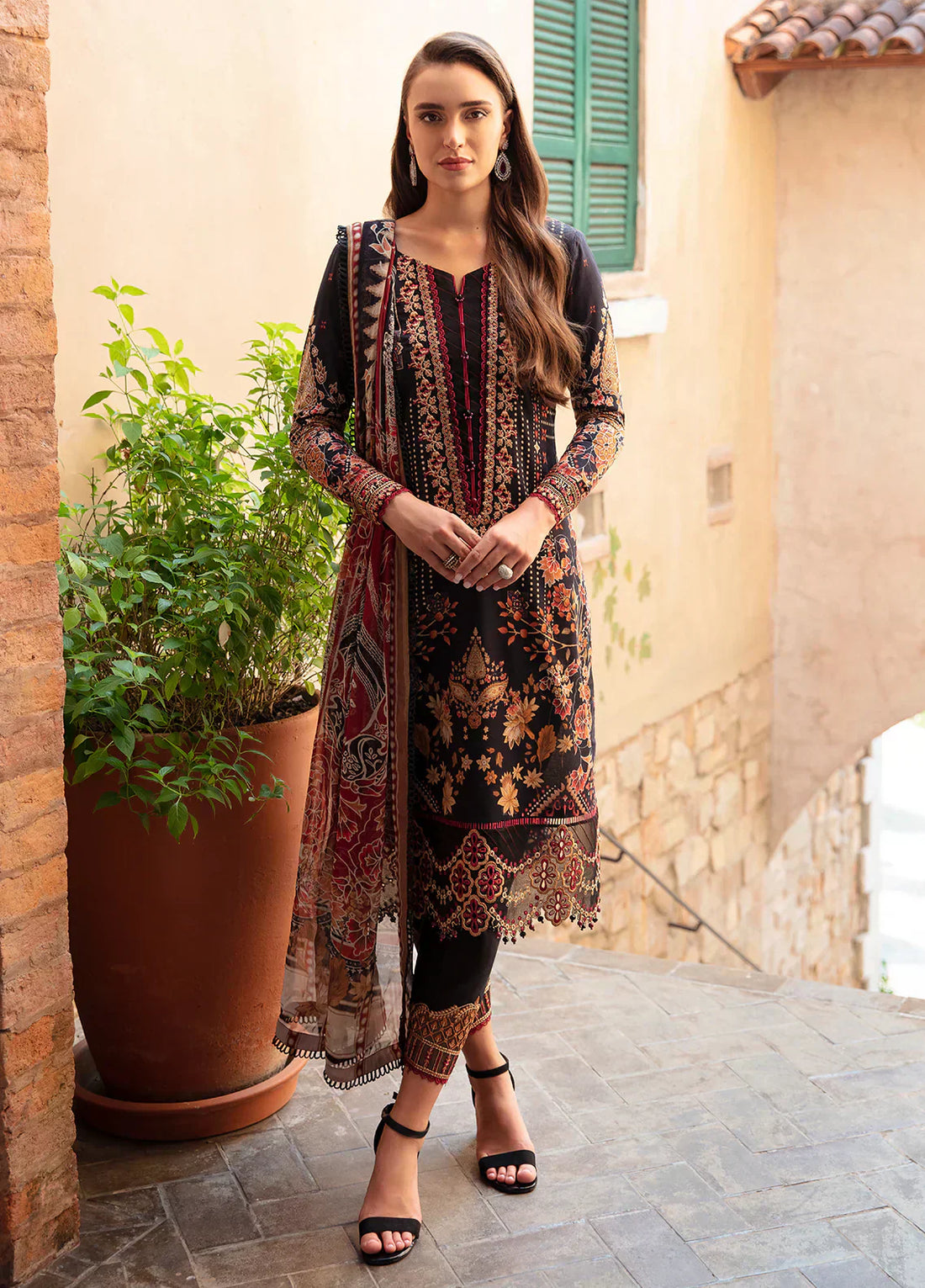 Gulaal | Springtime Ballet | LEYLA (GL-L-24V1-10) - by - Libasekhas UK - Registered Vendor of : Gulaal - 100% Original Designer Dresss