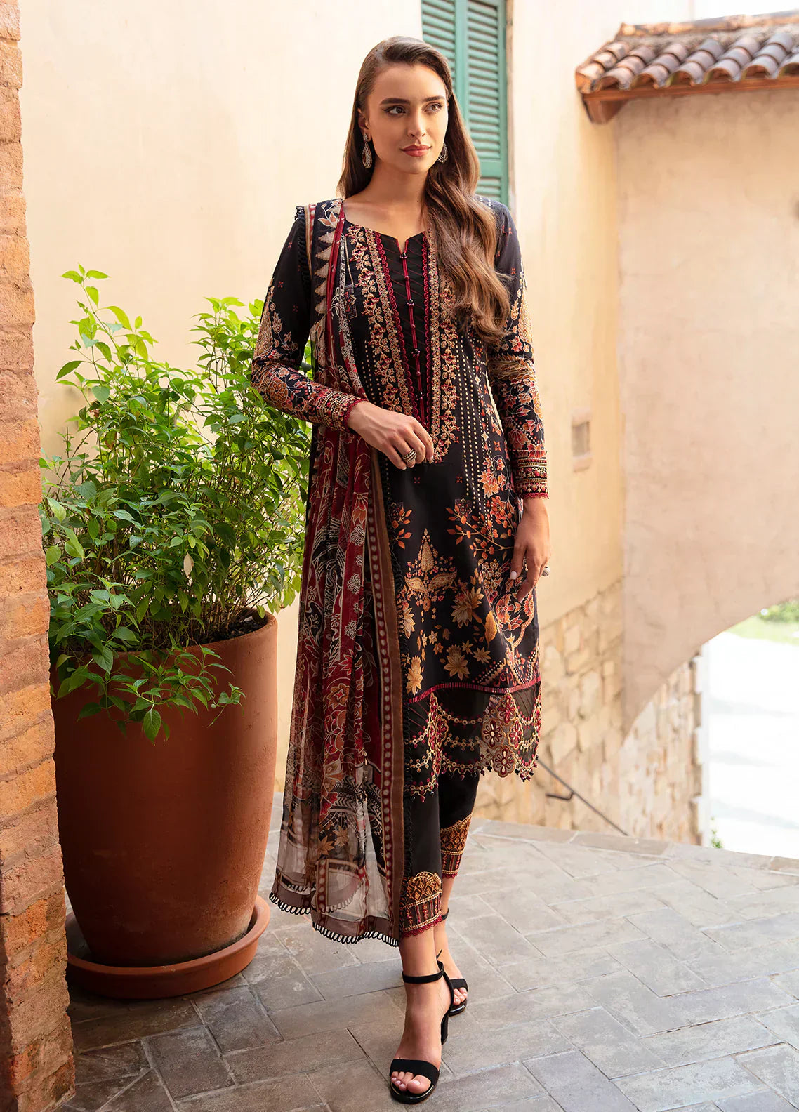 Gulaal | Springtime Ballet | LEYLA (GL-L-24V1-10) - by - Libasekhas UK - Registered Vendor of : Gulaal - 100% Original Designer Dresss