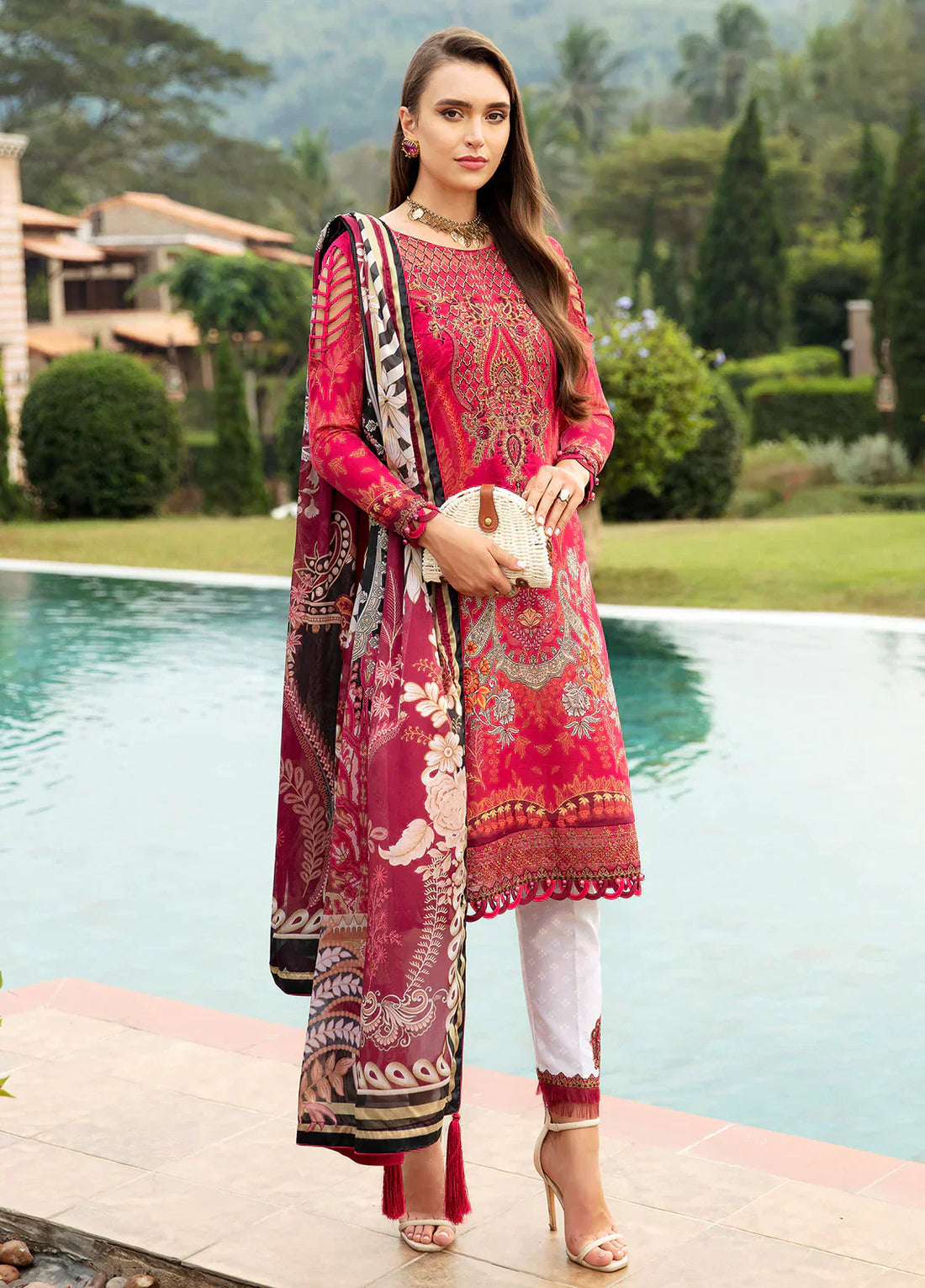 Gulaal | Springtime Ballet | CHERIE (GL-L-24V1-04) - by - Libasekhas UK - Registered Vendor of : Gulaal - 100% Original Designer Dresss
