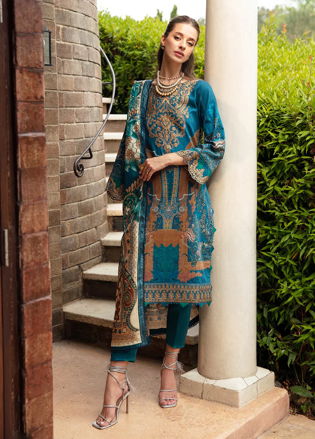 Gulaal | Springtime Ballet | ESILA (GL-L-24V1-03) - by - Libasekhas UK - Registered Vendor of : Gulaal - 100% Original Designer Dresss