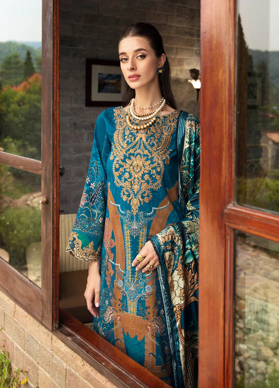 Gulaal | Springtime Ballet | ESILA (GL-L-24V1-03) - by - Libasekhas UK - Registered Vendor of : Gulaal - 100% Original Designer Dresss