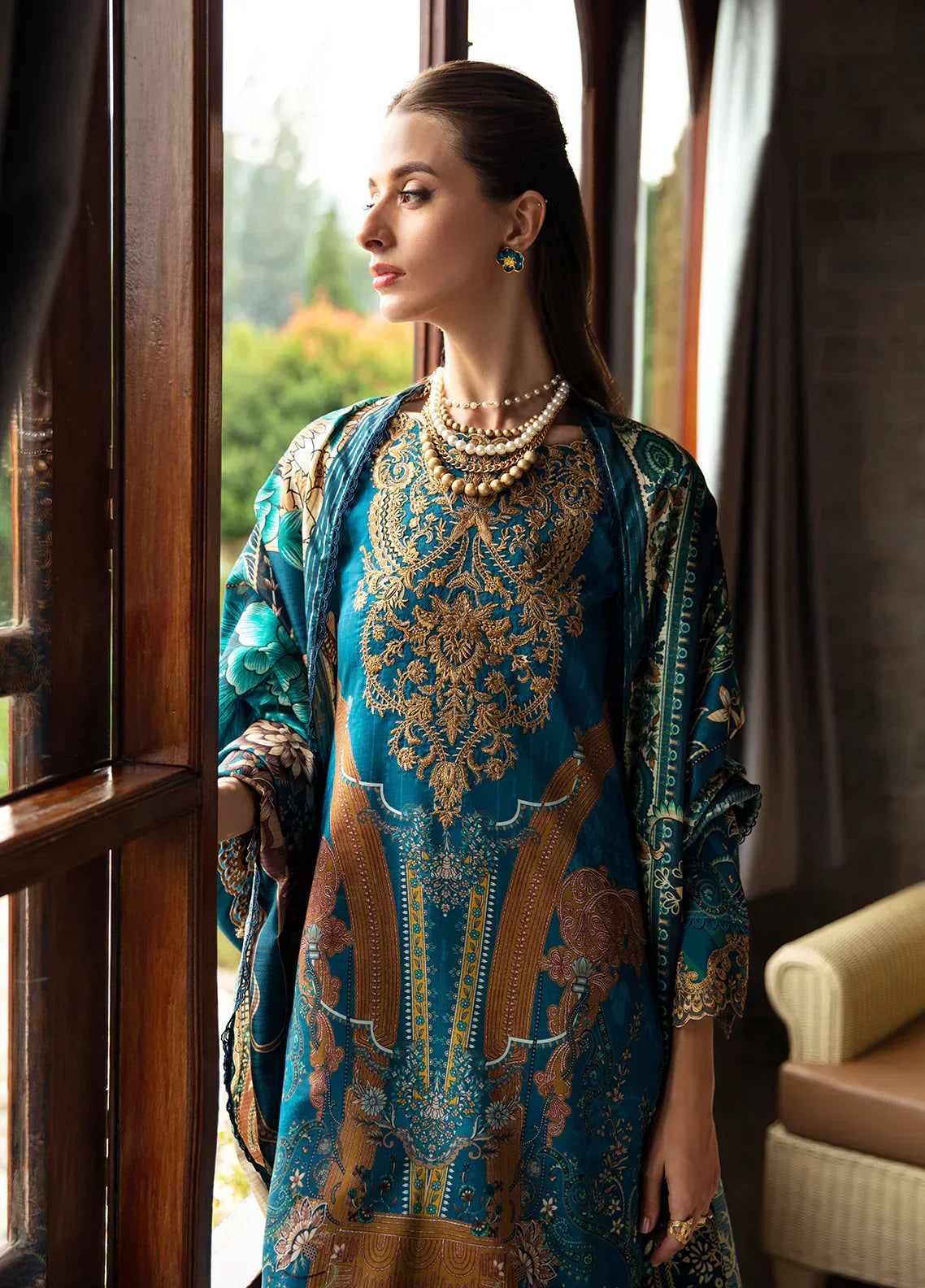 Gulaal | Springtime Ballet | ESILA (GL-L-24V1-03) - by - Libasekhas UK - Registered Vendor of : Gulaal - 100% Original Designer Dresss