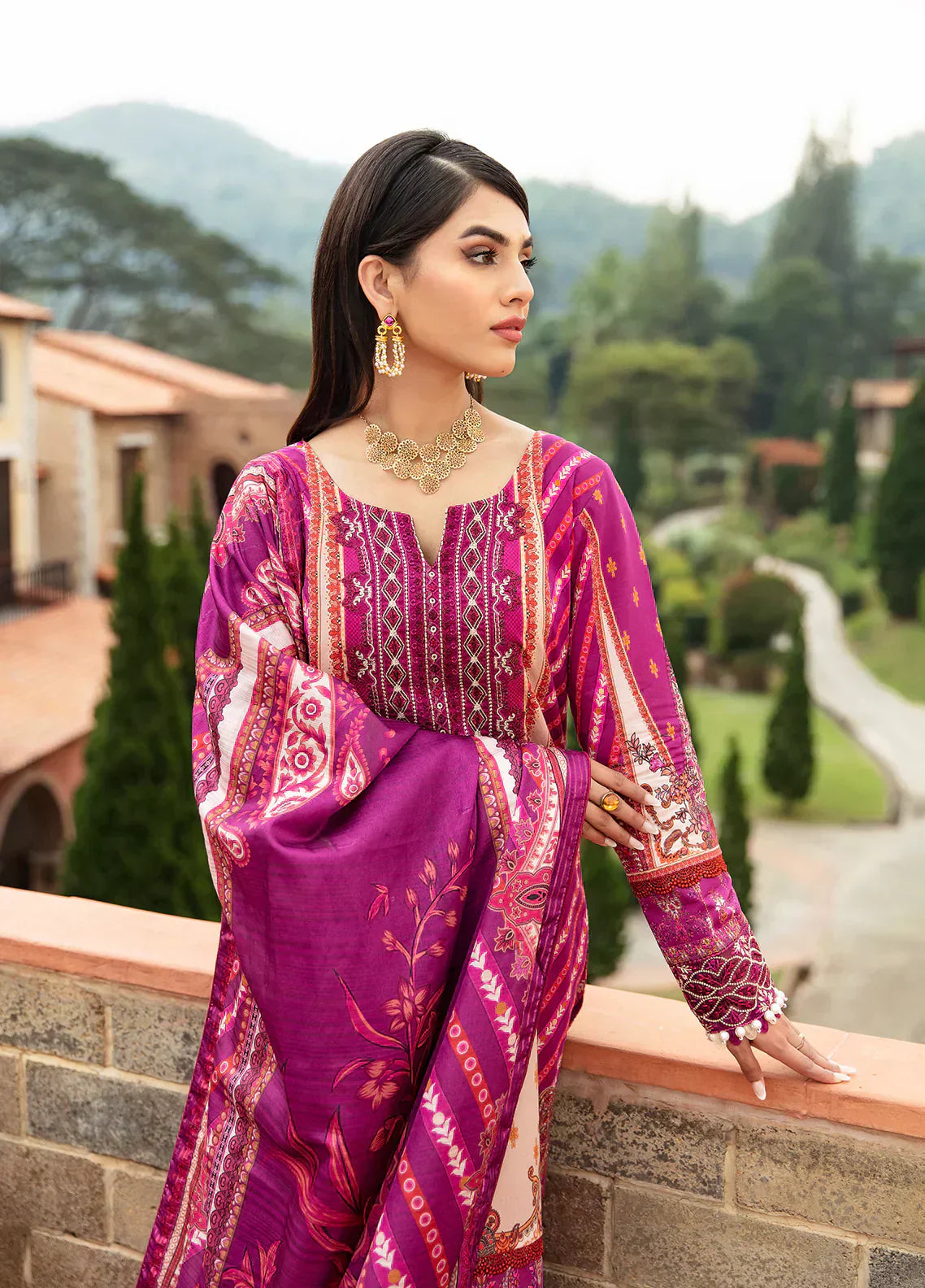 Gulaal | Springtime Ballet | ALAARA (GL-L-24V1-11) - by - Libasekhas UK - Registered Vendor of : Gulaal - 100% Original Designer Dresss