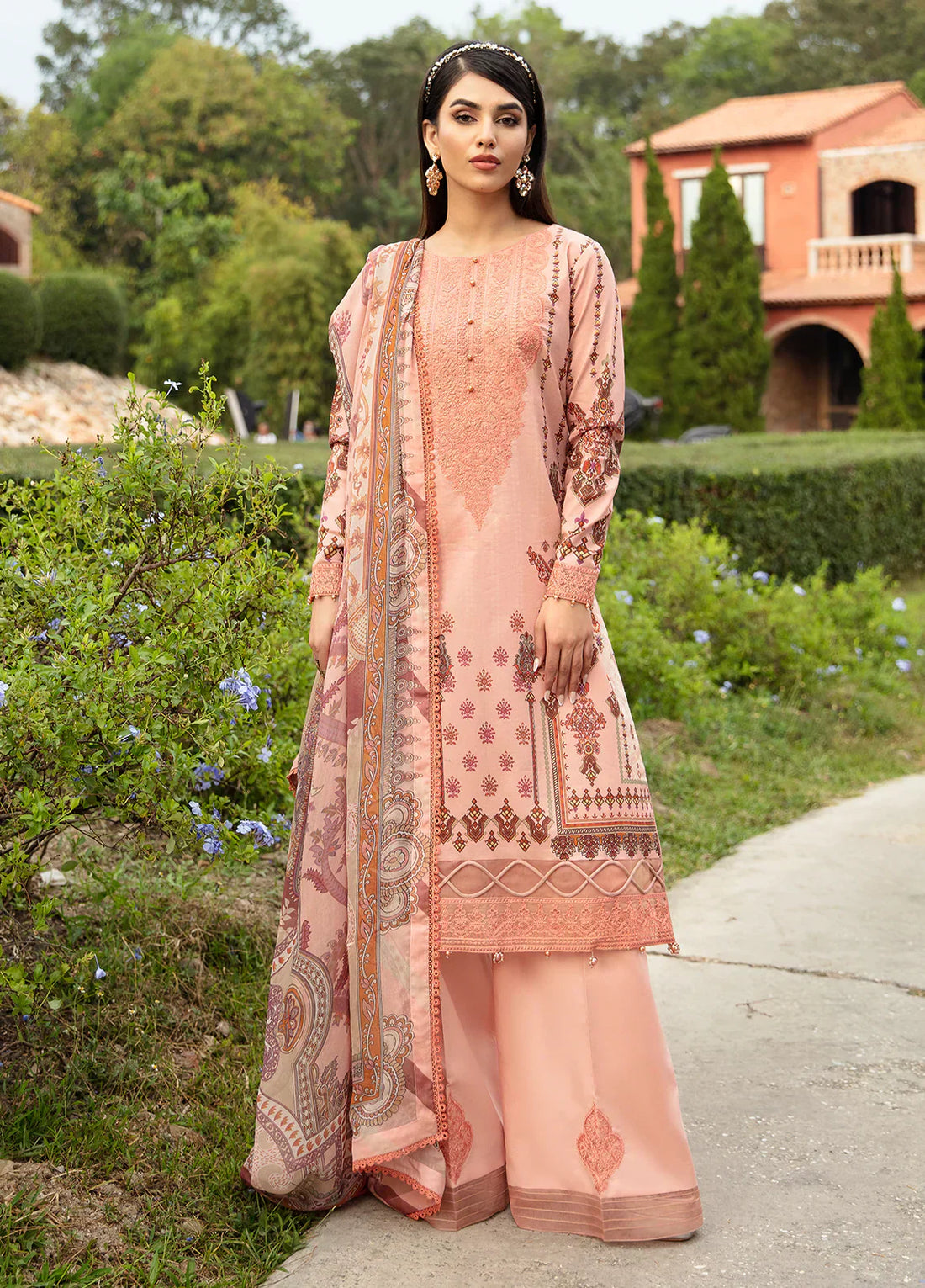 Gulaal | Springtime Ballet | HESTIA (GL-L-24V1-12) - by - Libasekhas UK - Registered Vendor of : Gulaal - 100% Original Designer Dresss