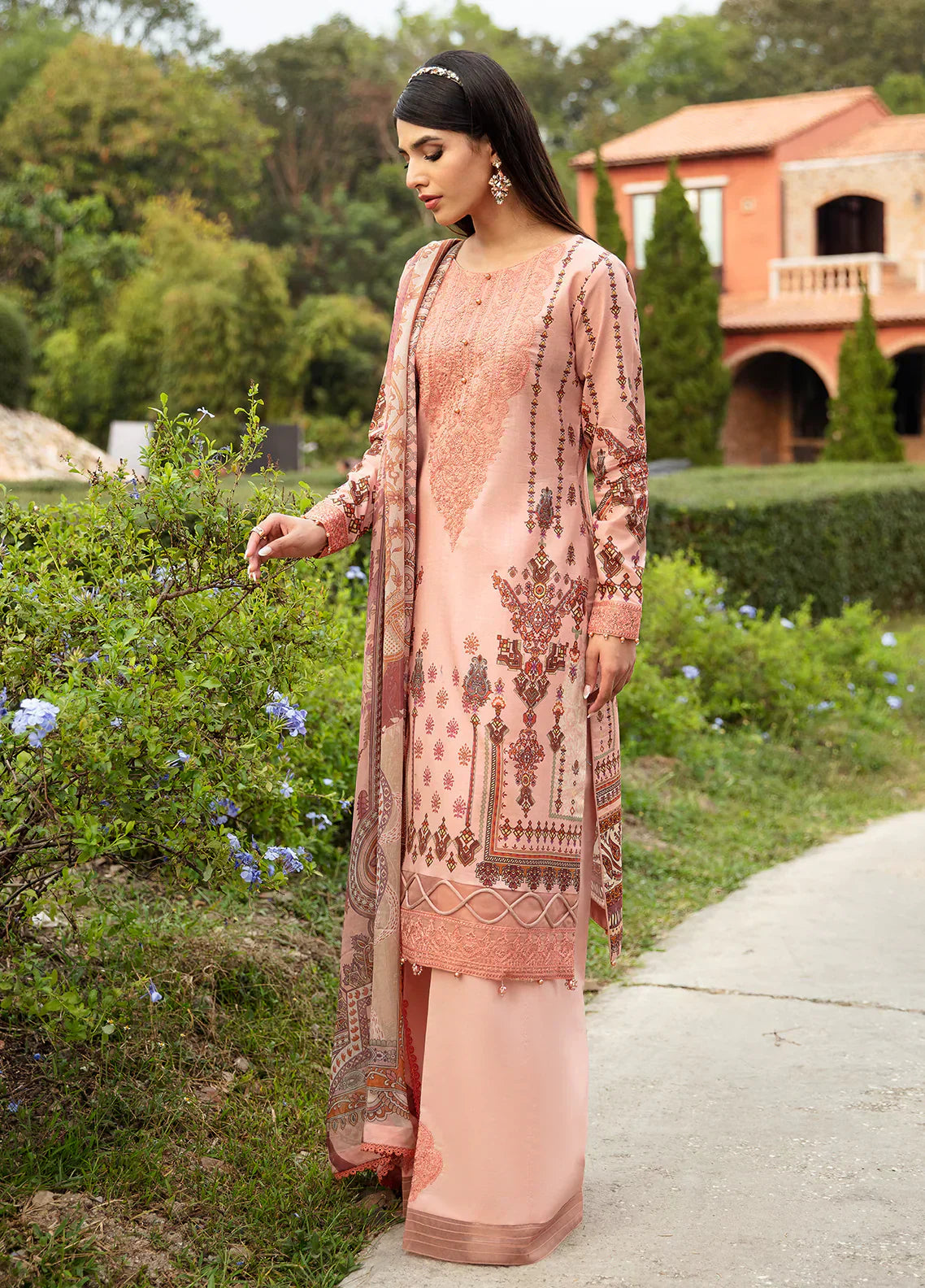 Gulaal | Springtime Ballet | HESTIA (GL-L-24V1-12) - by - Libasekhas UK - Registered Vendor of : Gulaal - 100% Original Designer Dresss