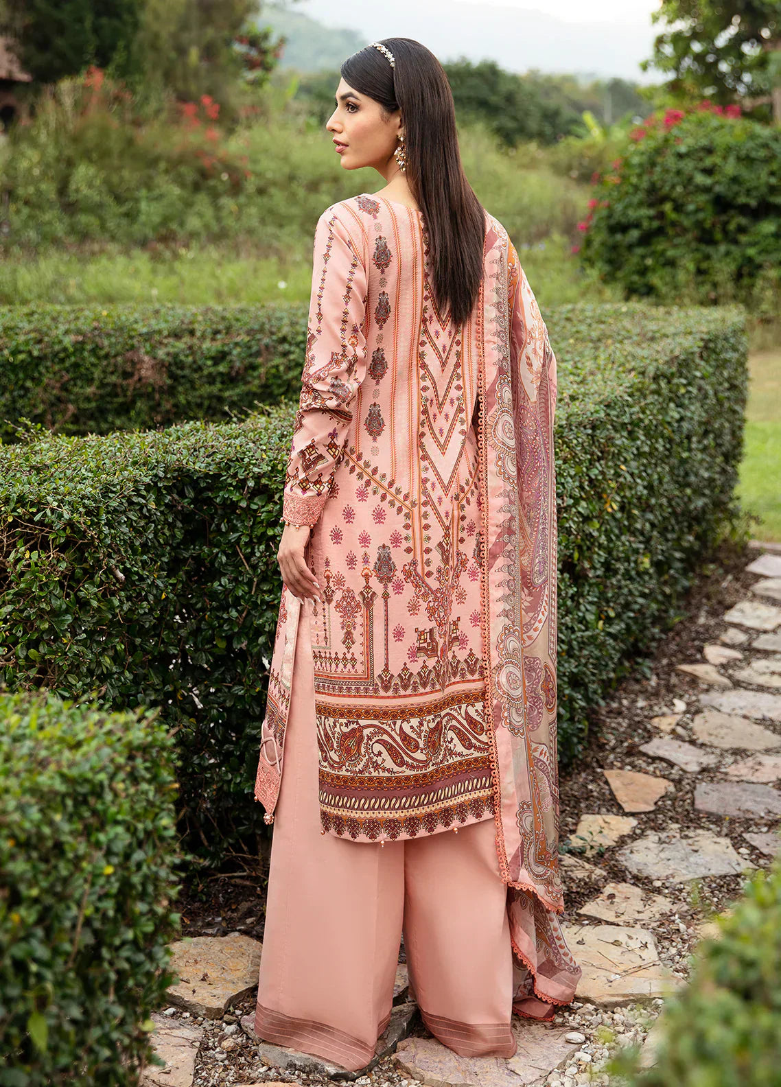 Gulaal | Springtime Ballet | HESTIA (GL-L-24V1-12) - by - Libasekhas UK - Registered Vendor of : Gulaal - 100% Original Designer Dresss