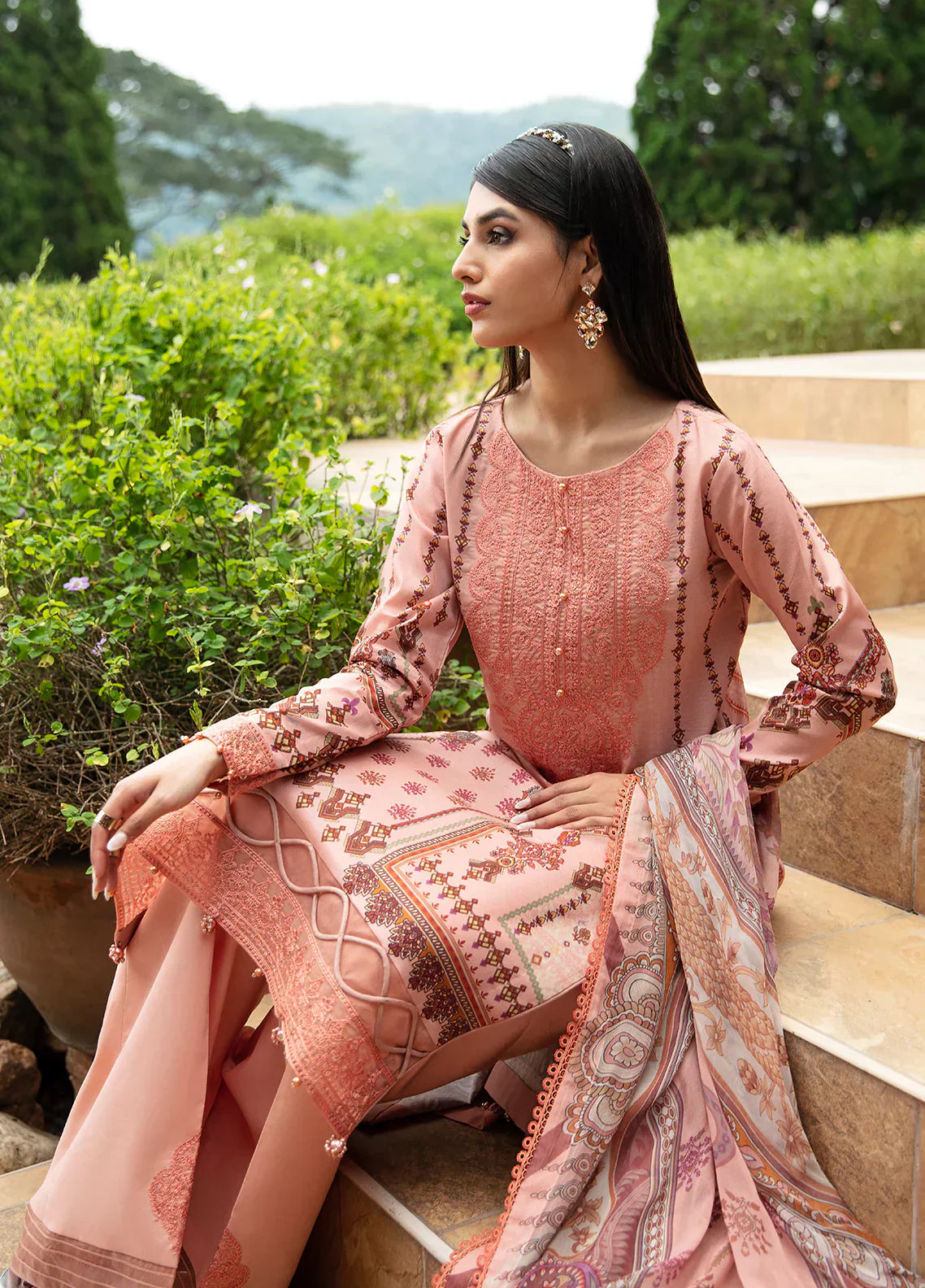 Gulaal | Springtime Ballet | HESTIA (GL-L-24V1-12) - by - Libasekhas UK - Registered Vendor of : Gulaal - 100% Original Designer Dresss