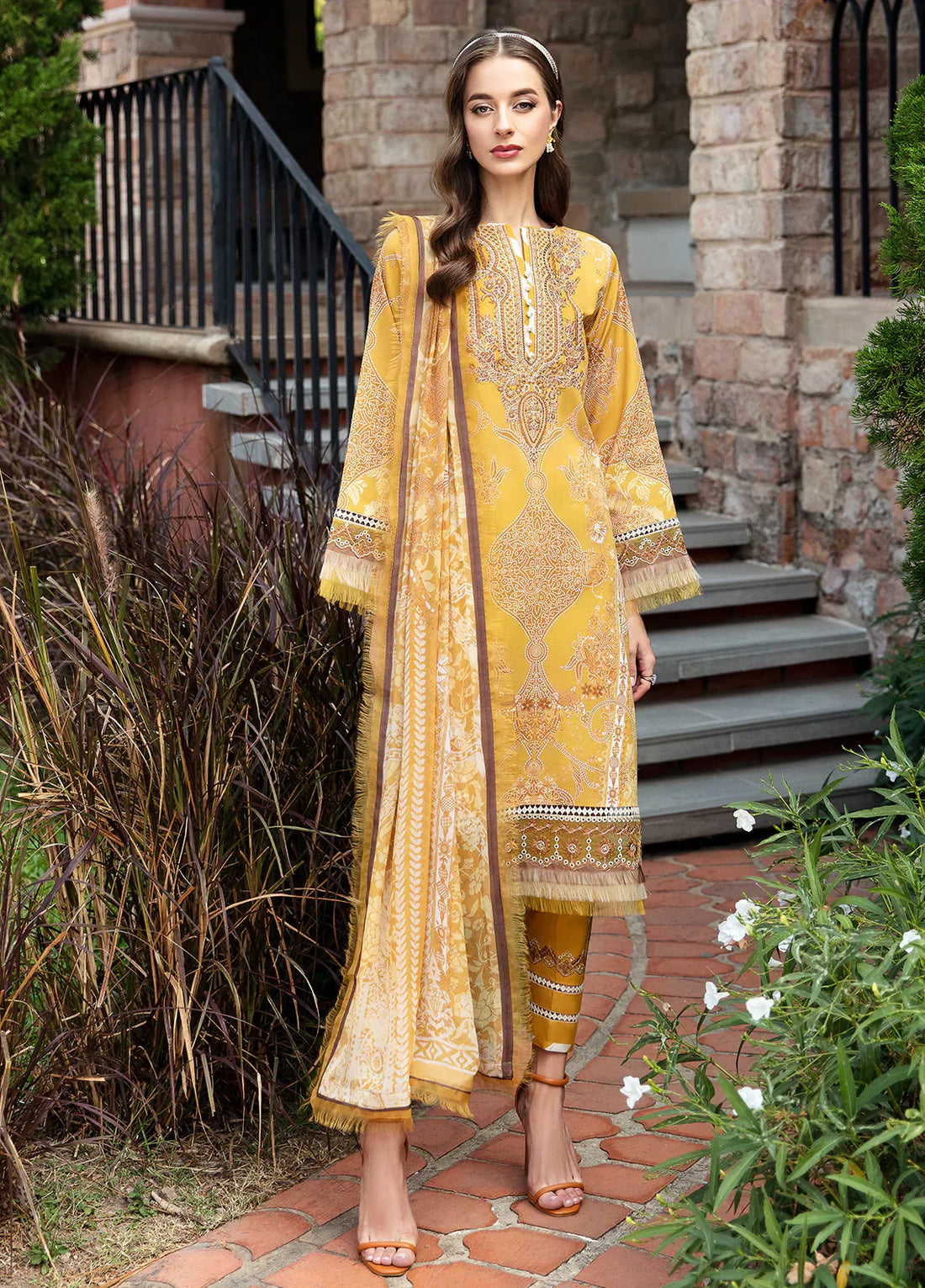 Gulaal | Springtime Ballet | CEYDA (GL-L-24V1-02) - by - Libasekhas UK - Registered Vendor of : Gulaal - 100% Original Designer Dresss