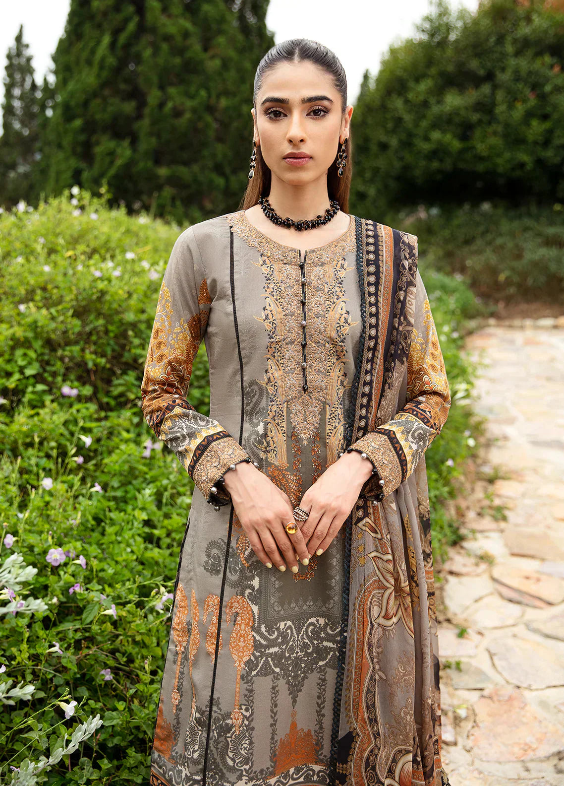 Gulaal | Springtime Ballet | AMIRAT (GL-L-24V1-07) - by - Libasekhas UK - Registered Vendor of : Gulaal - 100% Original Designer Dresss
