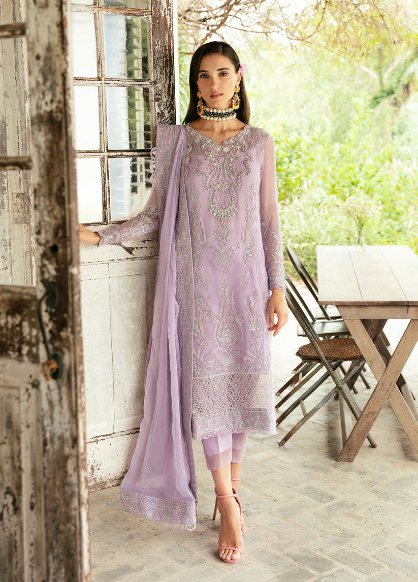 Gulaal | Embroidered Chiffon Eid Collection | VIOLA - by - Libasekhas UK - Registered Vendor of : Gulaal - 100% Original Designer Dresss