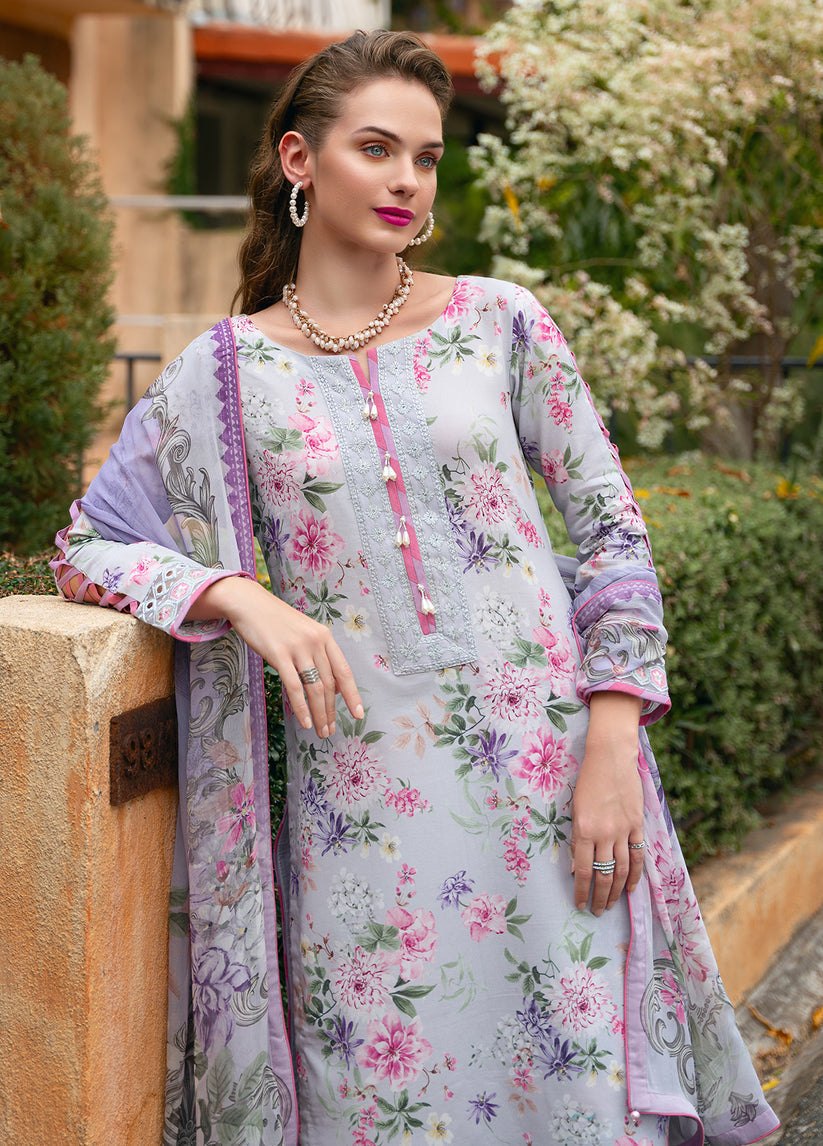 Gulaal | The Enchanted Garden | Violette - by - Libasekhas UK - Registered Vendor of : Gulaal - 100% Original Designer Dresss