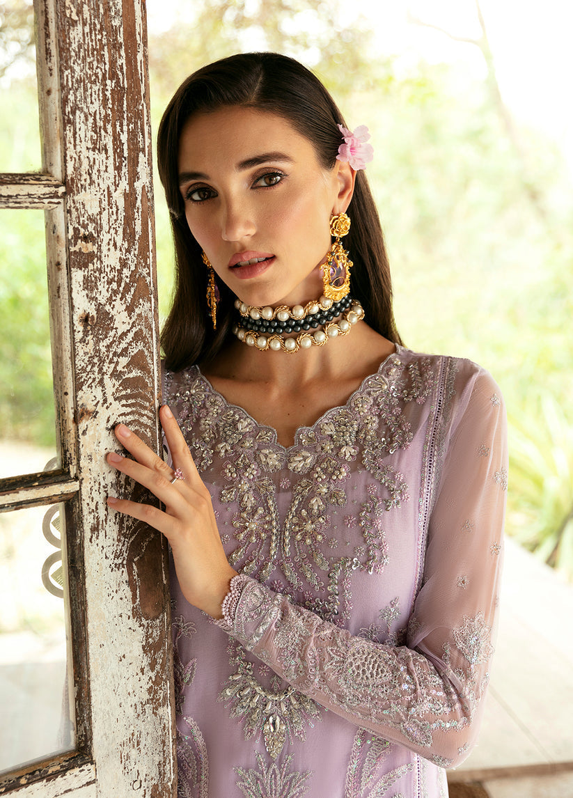 Gulaal | Embroidered Chiffon Eid Collection | VIOLA - by - Libasekhas UK - Registered Vendor of : Gulaal - 100% Original Designer Dresss