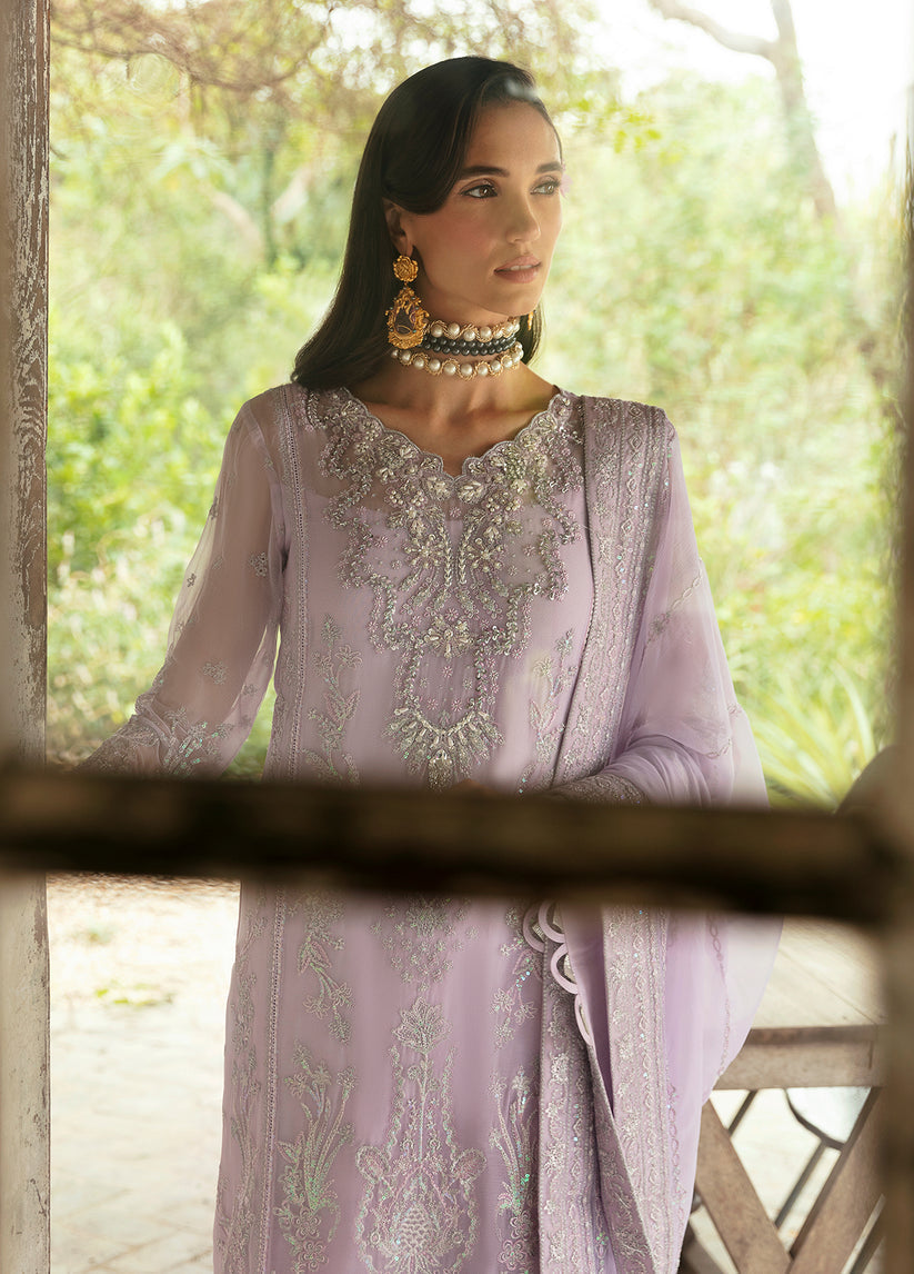 Gulaal | Embroidered Chiffon Eid Collection | VIOLA - by - Libasekhas UK - Registered Vendor of : Gulaal - 100% Original Designer Dresss