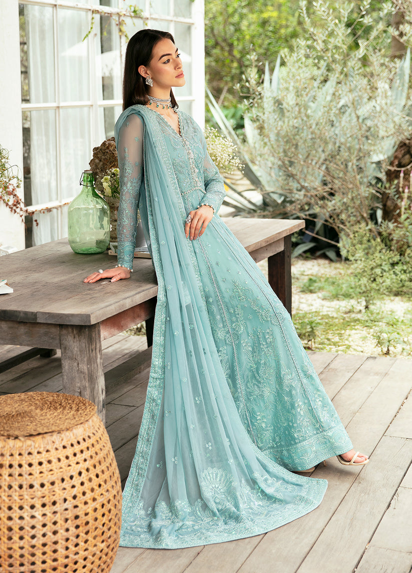 Gulaal | Embroidered Chiffon Eid Collection | IVERIA - by - Libasekhas UK - Registered Vendor of : Gulaal - 100% Original Designer Dresss