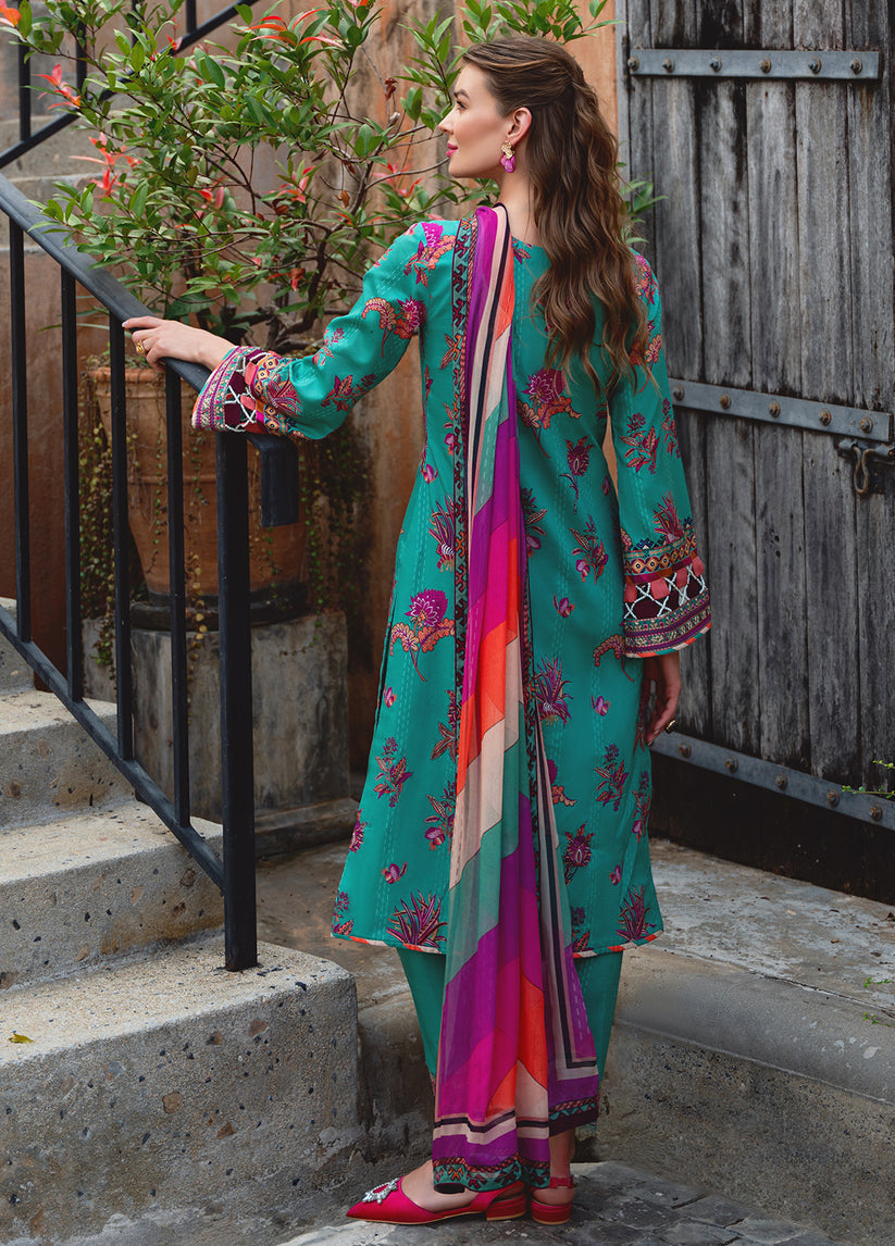 Gulaal | The Enchanted Garden | Almeria - by - Libasekhas UK - Registered Vendor of : Gulaal - 100% Original Designer Dresss