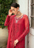Gulaal | Embroidered Chiffon Eid Collection | ULMARIA - by - Libasekhas UK - Registered Vendor of : Gulaal - 100% Original Designer Dresss
