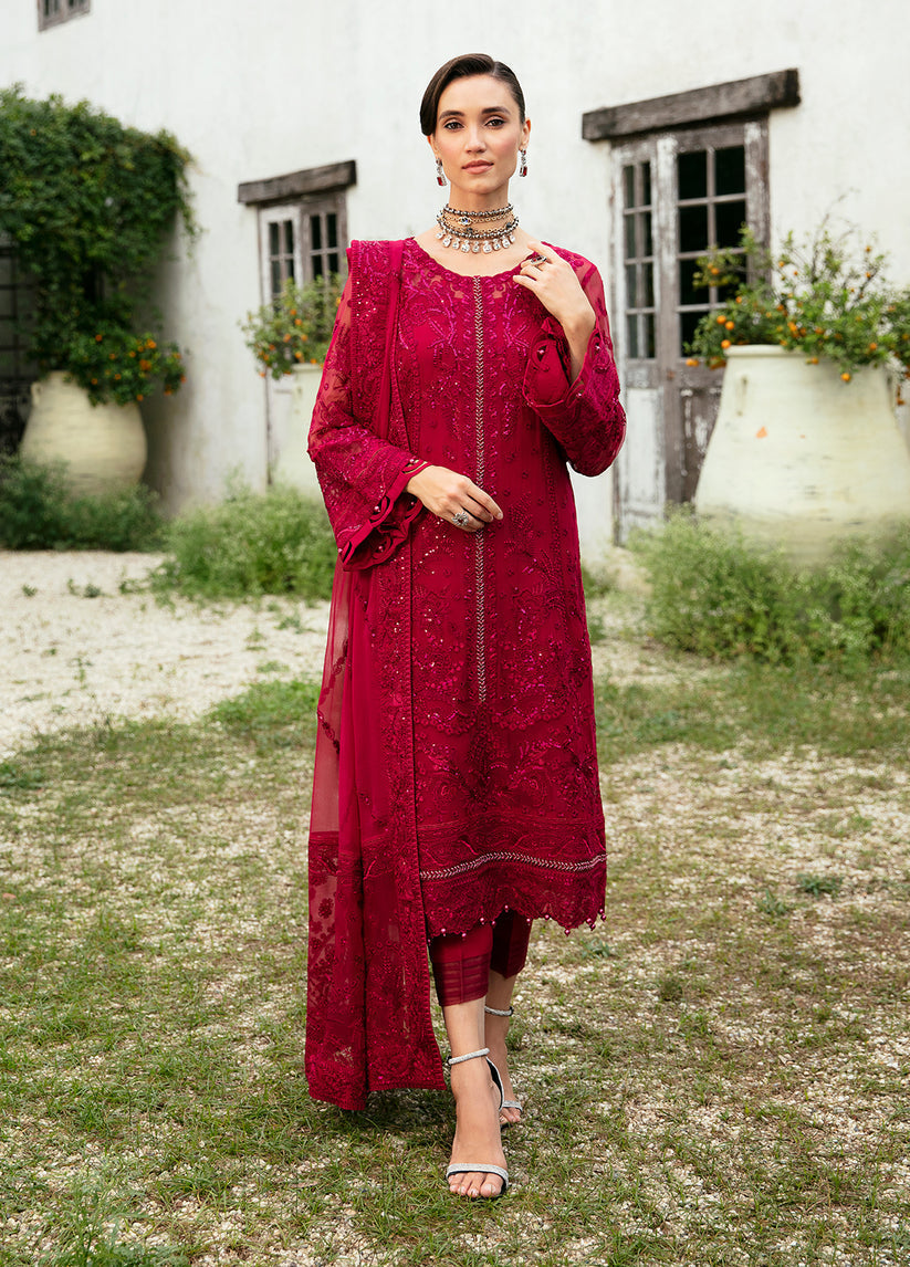 Gulaal | Embroidered Chiffon Eid Collection | MYSARIA - by - Libasekhas UK - Registered Vendor of : Gulaal - 100% Original Designer Dresss