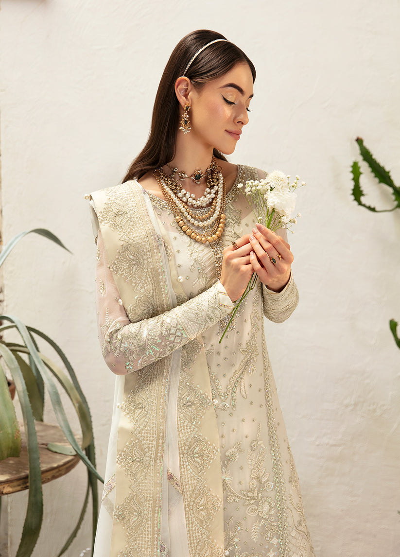 Gulaal | Embroidered Chiffon Eid Collection | ASTERIA - by - Libasekhas UK - Registered Vendor of : Gulaal - 100% Original Designer Dresss